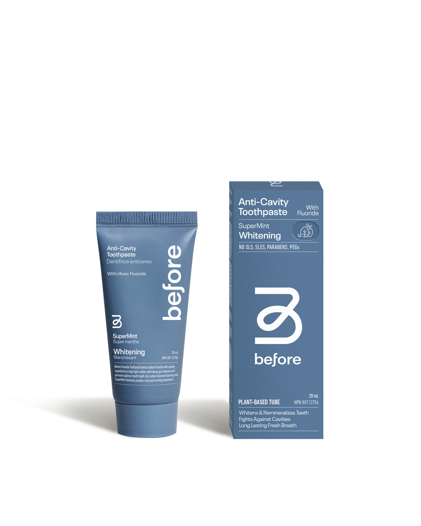 Fluoride Toothpaste Whitening Supermint Travel Size