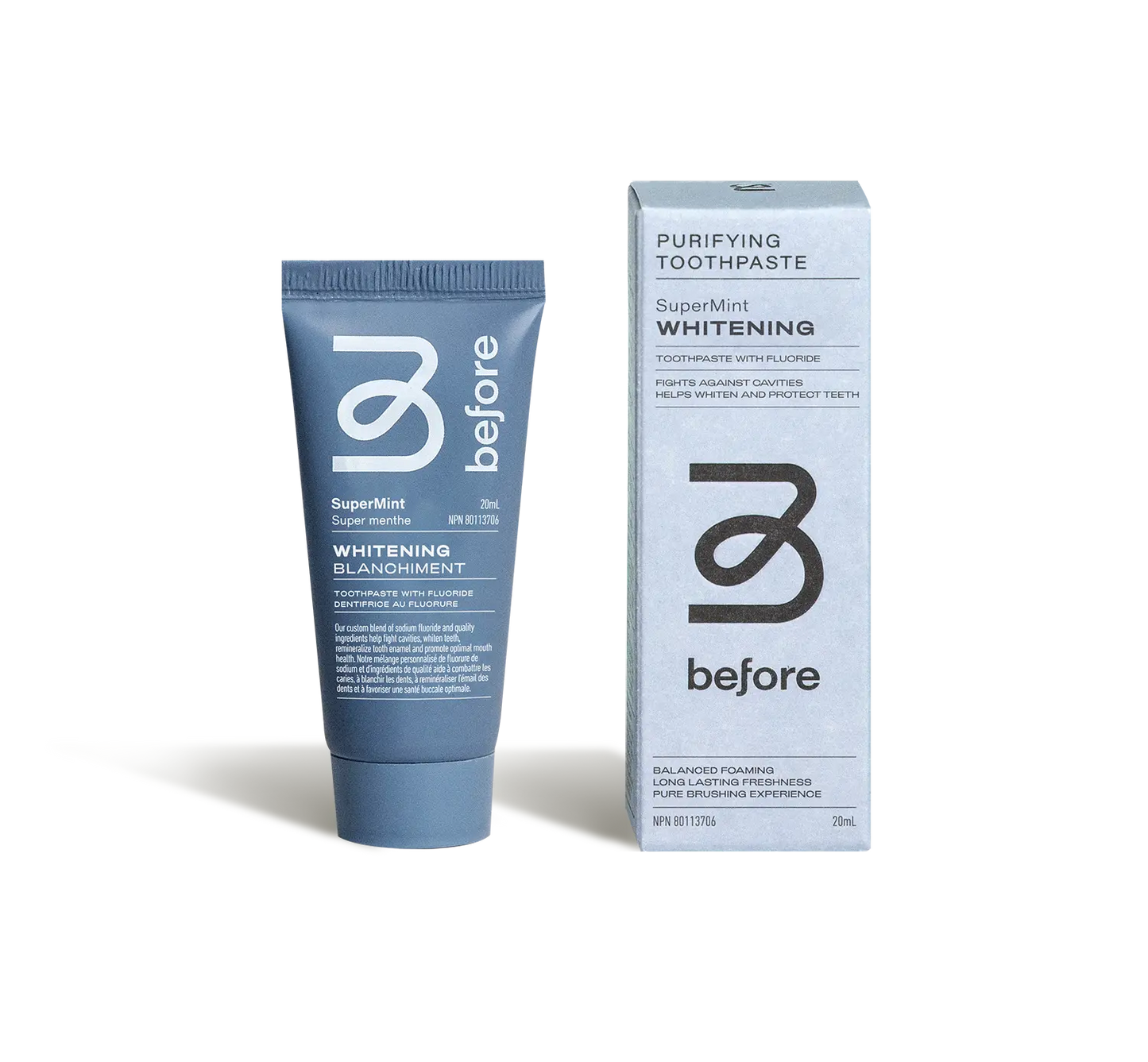 Fluoride Toothpaste Whitening Supermint Travel Size